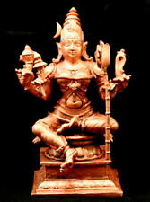 Goddess Lalita Tripurasundari Devi / Raja Rajeshwari Idol In Pure Solid Copper picture