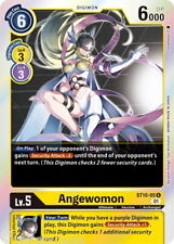 ST10-05 Angewomon Rare Foil Alternative Art Digimon Card : PB14: Tamer Goods Set picture
