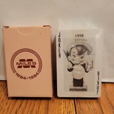 VTG 1984 Miles Laboratories Playing Cards Alka Seltzer Speedy Ad Complete SEALED picture