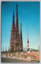 Postcard The Watts Towers Watts California picture