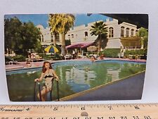 Vintage Postcard Swimming Pool San Marcos Hotel Bungalows Chandler Arizona picture