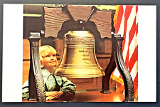 Delaware DE postcard New Castle, Clemente Travel Center Liberty Bell Replica picture