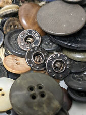 Huge BUTTON LOT WW1 WW2 Military and other variety Vintage/Antique Sewing picture