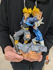 Large Dragon Ball Z Super Saiyan Trunks Vegeta Figure Model Statue Collection picture