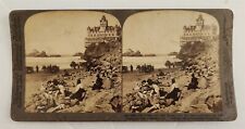 antique STEREOVIEW san francisco CLIFF HOUSE RESTAURANT photograph SEAL ROCKS picture