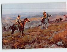 Postcard Toll Collectors By C. M. Russell Montana Historical Society Montana USA picture
