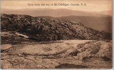 Antique Canaan New Hampshire Postcard View from to of Mt. Cardigan picture