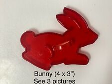 HRM VTG Design Plastic Red Cookie Cutter CHOICE Christmas Easter HalloweenCircus picture