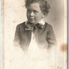 c1910s La Porte City, IA Handsome Mature Young Man RPPC Little Boy Kennedy A171 picture