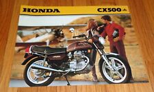 Original 1979 Honda CX500 Motorcycle Sales Brochure Sheet picture