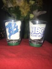 1- THE RAT PACK HBO HOME VIDEO PROMOTIONAL SHOT GLASS w/ TINY CRAPS DICE INSIDE picture