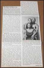 1971 Mary Lou Williams Jazz Composer Newsweek Photo Clipping Alvin Ailey Dancers picture