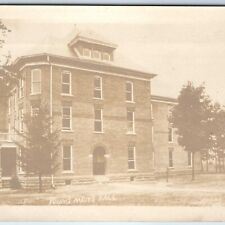c1900s UDB Young Men's Hall RPPC Unknown Location Real Photo PC Early YMCA A127 picture
