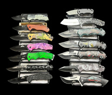 Wholesale Set of 14 Brand New Spring Assisted pocket Camping Outdoor knife picture