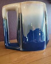  Vintage Signed Rodolfo Padilla Blue Drip Glaze Stoneware 4