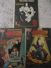 Jason Goes To Hell, Full Set, #1, 2, 3. 1st Jason Voorhees. Glow In The Dark picture