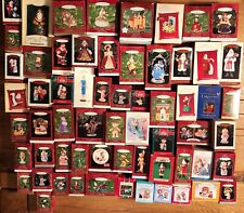Hallmark Lot of 58 Keepsake Ornaments & 4 Merry Miniatures picture