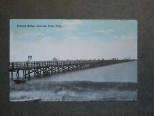 Postcard F48489 Old Saybrook, CT  Fenwick Bridge,  c-1907-1915 picture