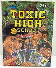 Toxic High School Vintage Sticker Trading Card Box 48 Packs Topps 1991 picture