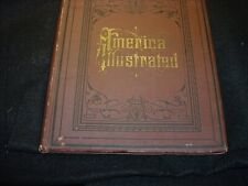 America Illustrated antique book-1876-1st edition-great etchings-illustrations picture