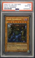 2002 Metal Raiders 000 Gate Guardian Secret Rare Yu-Gi-Oh Card PSA 10 Gem Mint picture