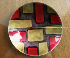 Jules Perrier Modernist Abstract Enamel on Copper Large 7.75