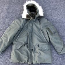 Extreme Cold Weather Parka N3-B USGI Insulated Jacket Hood MEDIUM 1982 picture