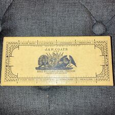 Vintage J. & P. Coats Best Six Cord Spool Cotton for Hand & Machine - Empty Box picture