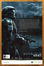 2009 Halo 3: ODST Xbox 360 Print Ad/Poster Authentic Official Promo Wall Art picture