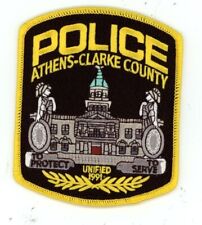 GEORGIA GA ATHENS CLARKE COUNTY POLICE NICE SHOULDER PATCH SHERIFF picture
