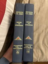 Seventh US Army Report Of Operation 1944-1945 World War II WW2 picture