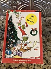 Dr Suess Grinch Christmas Cards Set of 22 preowned  picture