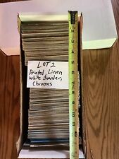Huge 1000 Postcard Lot #2 LINEN, PRINTED, WHITE BOARDER, CHROMES Vintage NO JUNK picture