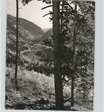 Mountainside View of Winding Road in COLORADO American West 1950s Press Photo picture