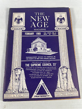 Vintage The New Age Magazine Feb 1969 Masonic Freemason Nobel Prize Masons picture