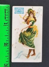 Vintage 1892 Costumes and Flowers Mayo N304 Tobacco Card picture