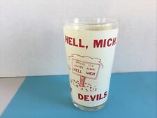 Vtg BREW FROM HELL, MICHIGAN Frosted SOUVENIR MICHIGAN 5