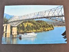 Sailing the Columbia Gorge, the M/V Great Rivers Explorer, Oregon-1983 Postcard. picture