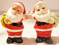Santa Clause Claus Salt Pepper Shakers Christmas Holiday Winter picture