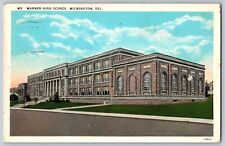 Postcard 1932 Warner High School Wilmington Delaware C17 picture