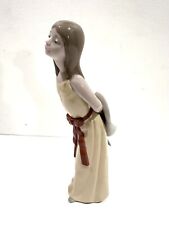 Vintage Lladro #5006, “Naughty” From the Sun Hat Girls Collection Spain Nice picture