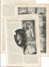 A LADY PHOTOGRAPHER WHO NEVER PHOTOGRAHS MEN ALICE HUGHES VICTORIAN ARTICLE 1898 picture