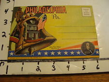 1937 PHILADELPHIA FOLD OUT POSTCARD PACK, UNUSED picture