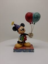 Jim Shore Disney Showcase Micky Mouse Birthday w/balloons 