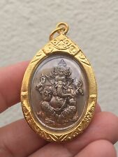 Phra Pikanet Ganesh Elephant Hindu Amulet Talisman Luck Charm Protection  picture