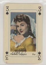 1959 Maple Leaf Playing Cards R 778-1 Paulette Goddard 0w6 picture