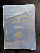 WWI NAMED Soldiers Handbook of the Rifle Model of 1903 Springfield Score Book picture