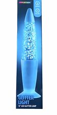 BRIGHTSIDE Glitter Light Lamp 13” LED Lamp Blue Water+ Silver Glitter SEALED BOX picture