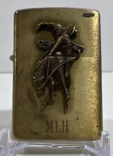 1992 ZIPPO LIGHTER MARLBORO COUNTRY STORE UNFIRED INITIALS MLH picture