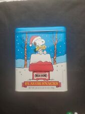 Vintage 1996 SNOOPY Milk-Bone Snacks Christmas Tin 